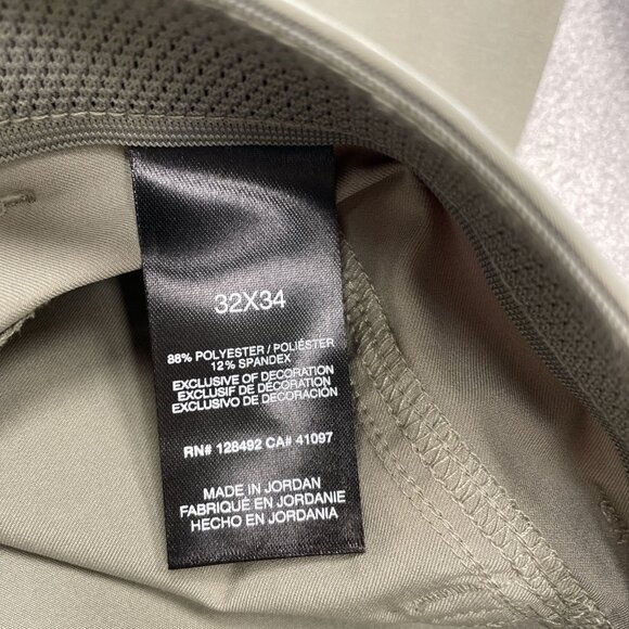 NEW Greg Norman Ultimate Men's 32X34 5 Pocket Pant Stretch Olive Green - Picture 6 of 9